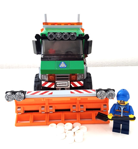 Lego city 60083 - lego, schneepflug