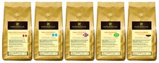 Lateinamerika Kaffee Probierpaket 5x250g ♥ Frisch geröstetes Kaffee Probierset 