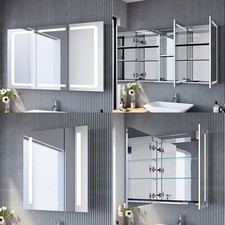 Edelstahl Spiegelschrank