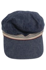 BURBERRY Mütze Schirmmütze Blau Gr. M Baumwolle Casual Vintage Unisex