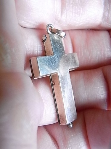Antik selten kreuz anhänger - ,