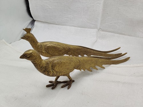 Vintage fasan paar pfau vogel - pfau,