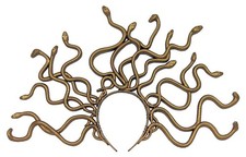 Medusa Schlangen Kopfschmuck