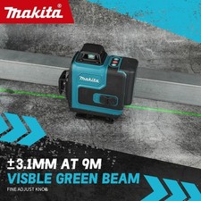 Makita Laser Wasserwaage grün