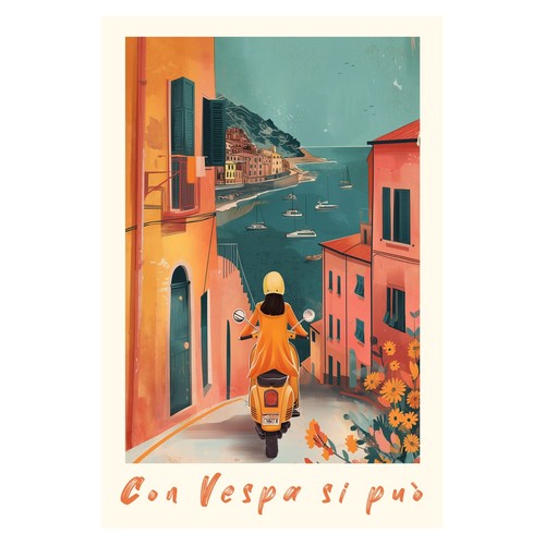 Italienische küstenfahrt - italienische,