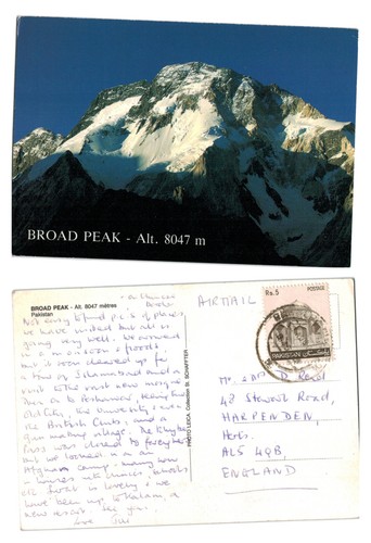 Postkarte breiter gipfelberg - -,