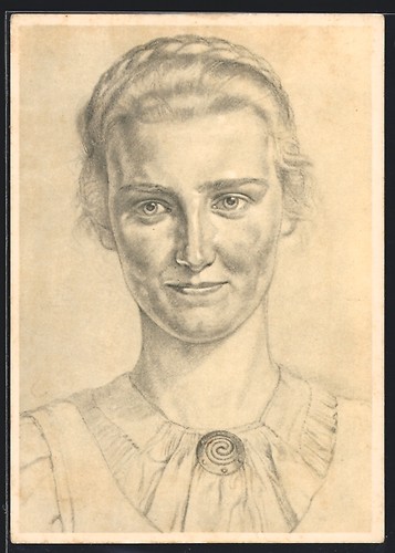 German künstler ak - german, ww