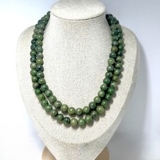 Echte Jade Kette, Naturstein