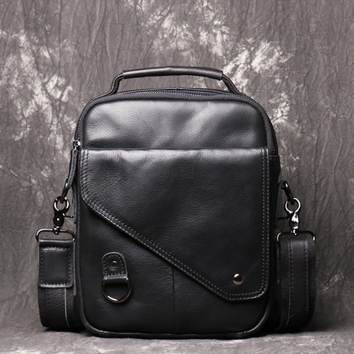 Herren leder schultertasche - leder,