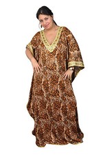 Eleganter Damen Kaftan Kleid