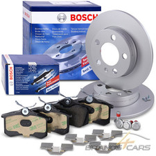 BOSCH BREMSSCHEIBEN+BELÄGE HINTEN FÜR AUDI A3 SEAT IBIZA 4 SKODA FABIA VW GOLF 4