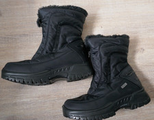Damen Schuhe Stiefel Stiefeletten Boots Gr 38 gefüttert, sehr leicht schwarz