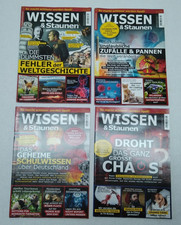 4 Zeitschriften Jahrgang 2021 Wissen  & Staunen