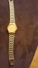 Goldene  80er Jahre Damenuhr Von Ives Saint Laurent