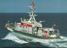 AK Seenotkreuzer Bremen mit Tochterboot, Spenden-Karte DGzRS (Nr. 2174)