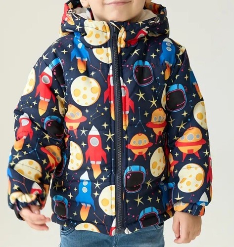 Jungen winterjacke mit coolem - winterjacke,
