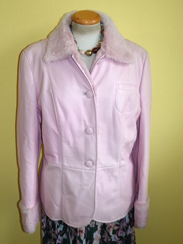 Lederjacke escada mit - lederjacke,