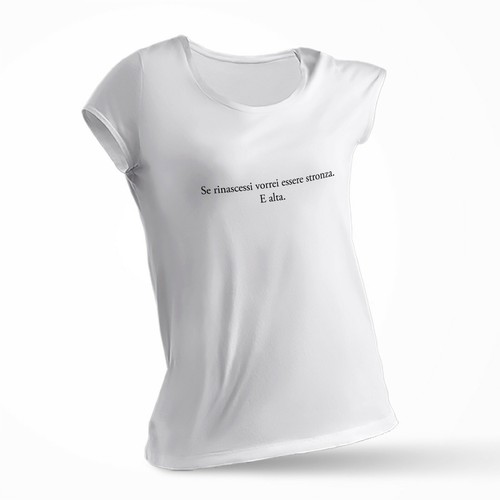 Minimal tshirt wenn ich - "wenn,