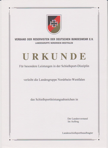 Bundeswehr urkunde reservisten - bundeswehr,