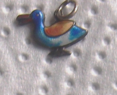 Emailliertes bunte ente - bunte, charm