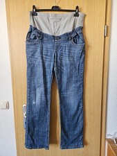 C&A Umstandshose Jeanshose Jeans Hose Blau Gr:44 Umstandjeans Umstandsmode 