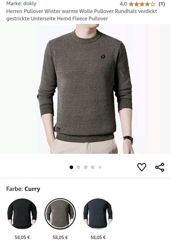 Pullover herren wolle - herren, gr.m
