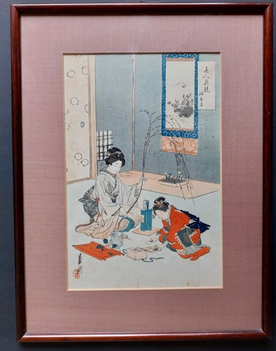 Ogata gekko holzschnitt - ogata,