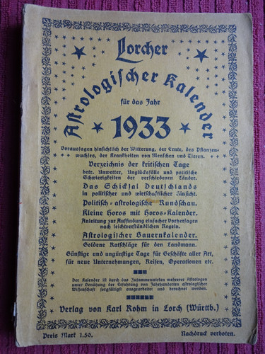 Astrologischer kalender von - astrologischer,