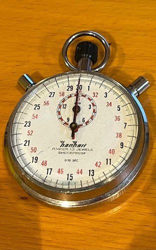 Hanhart doppel stoppuhr anker - stoppuhr,