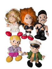 Archies Männekes Motzpuppe DEFEKT Sammlung Konvolut Vintage Plüschfigur Anhänger