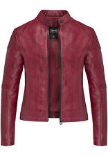 Damen Echtleder Jacke Biker
