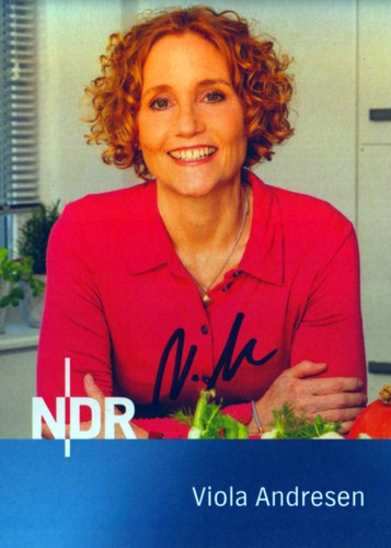 Viola andresen autogrammkarte - andresen,