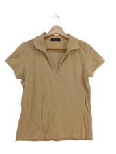 VOGUE Polo-Shirt Damen Shirt Gr. DE 38 wollweiß Casual-Look