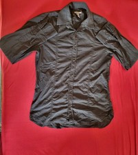 Schwarzes Hemd Herren, Langarm, Größe M, Knöpfe, H&M