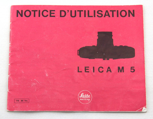 Leitz wetzlar leica - leitz, m5
