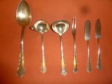 WMF Besteck Chippendale 2100, 90er Silber, 6 Vorlegeteile