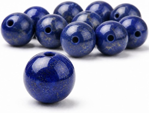 Lapislazuli perlen natur - perlen,