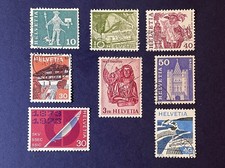 Alte Briefmarken Helvetia