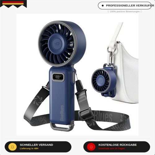 Handheld fan portable turbo - fan,