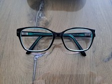 Damen Brille Brillengestell Schwarz Grün  Fielmann mit Stärke