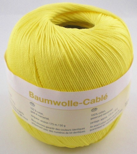 50g baumwolle cablé garn - baumwolle-cablÉ,