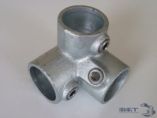 Rohrverbinder Temperguss Dreiweg Ø 21,3 bis 48,3 mm (T128)