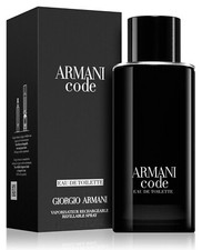 ✅ Armani Code Homme Eau de Toilette Spray Herren-EdT nachfüllbar 125ml + Probe ✅