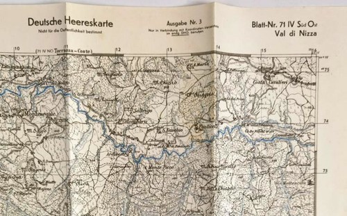 Deutsche heereskarte val - "val, di