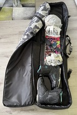 Snowboard mit Flowbindung und  Tasche