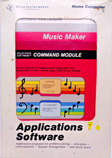 TI-99/4A -- MUSIC MAKER (CARTRIDGE PHM3020)