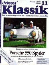 3) Motor Klassik 11/1988 - Moto Guzzi Tipo S Gespann - Moto Guzzi Astore Gespann
