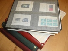 3 Klemmbinder mit DDR Briefmarken; Sammlung aus Nachlass