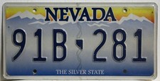 Nevada Nummernschild USA