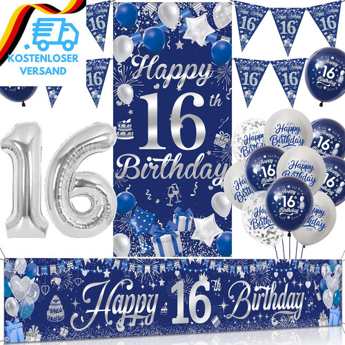 Geburtstag deko junge set - junge,